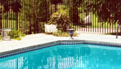 Brackenwood Pool overlooking the Gardens Brackenwood Pool overlooking the Gardens